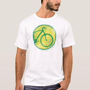 circular bicycle green T-Shirt