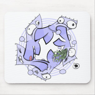 Circular Cannibalism Mouse Mat