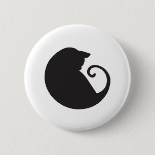 Circular Cat Button