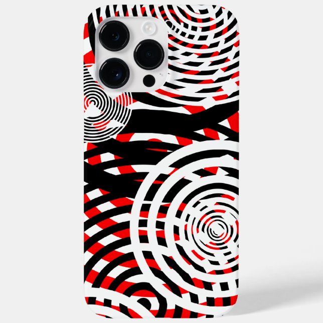 Circular Chaos Case-Mate iPhone Case (Back)