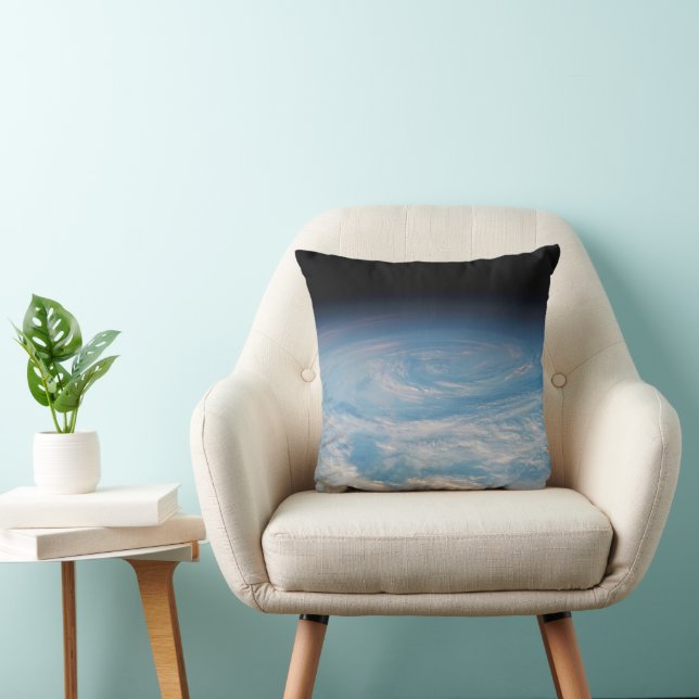 Circular Cloud Formation Over South Pacific Ocean. Cushion (Chair)