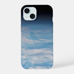 Circular Cloud Formation Over South Pacific Ocean. iPhone 15 Case