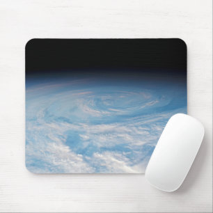 Circular Cloud Formation Over South Pacific Ocean. Mouse Mat