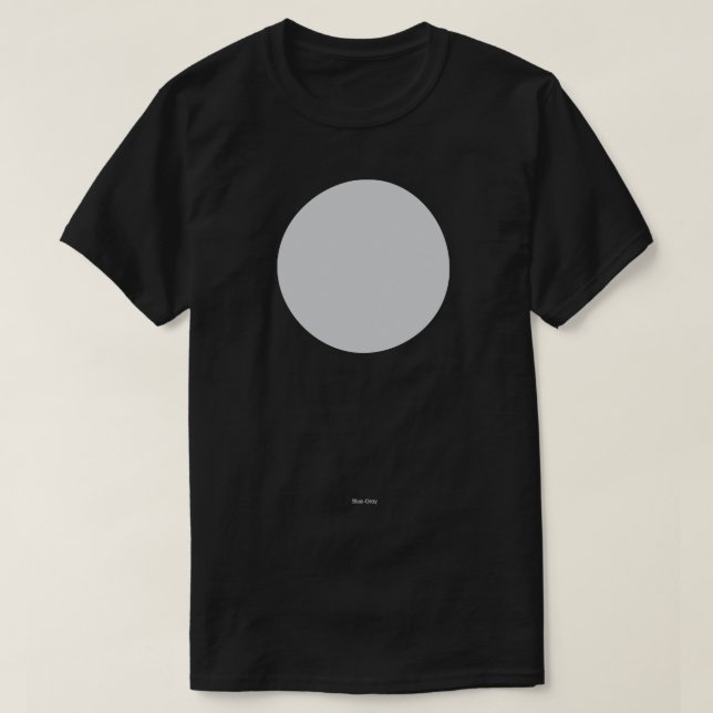 Circular Crayola BlueGray T-Shirt (Design Front)