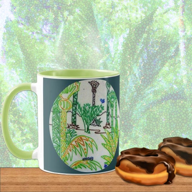 CIrcular Design Palm Forest Mug (Creator Uploaded)