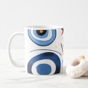Circular Dimension Dance Abstract Coffee Mug