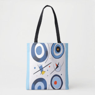 Circular Dimension Dance Abstract Tote Bag