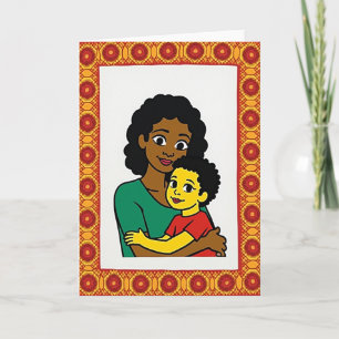 Circular Embrace Art Card
