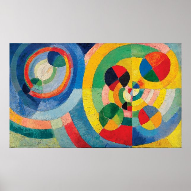 Circular Forms by Robert Delaunay Poster (Front)