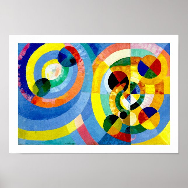 Circular Forms by Robert Delaunay Poster (Front)