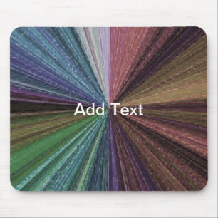 Circular Gradient Earthy Rainbow Mouse Mat