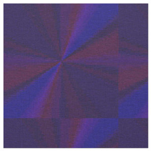 Circular Gradient Patchwork Blue to Purple Fabric