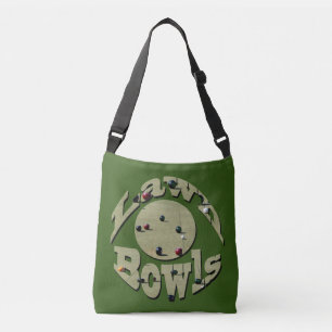 Circular Lawn Bowls Name Design, Crossbody Bag