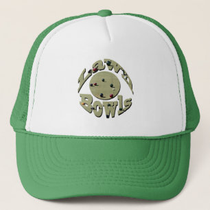 Circular Lawn Bowls Name Design, Trucker Hat