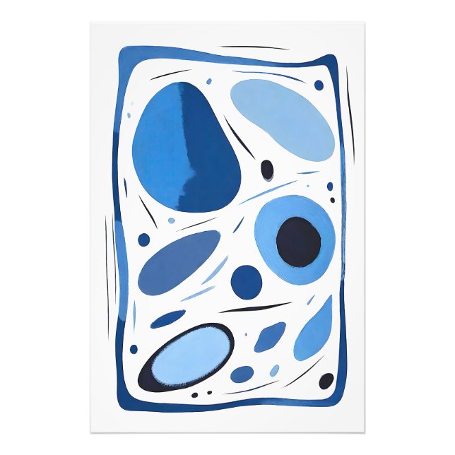 Circular Mirage Madness Abstract Photo Print (Front)