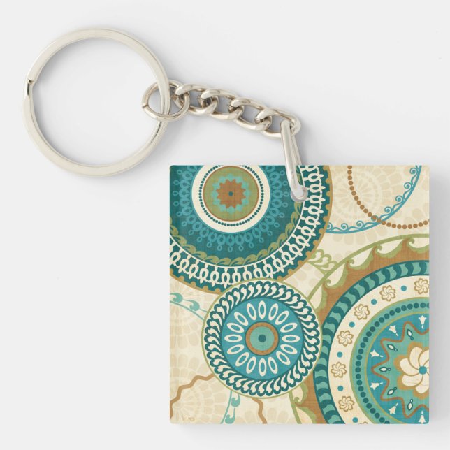 Circular Patterns Key Ring (Front)