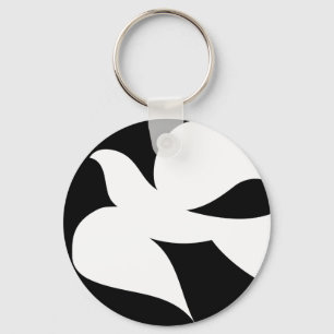 Circular Peace Dove Key Ring