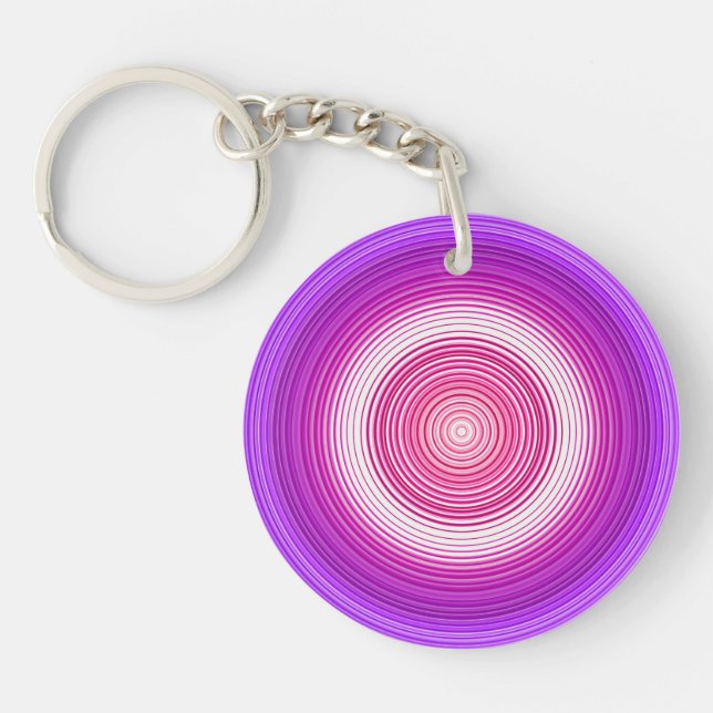 Circular - Purple Key Ring (Front)