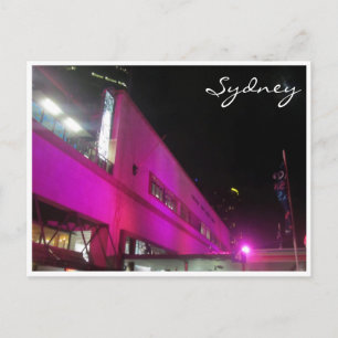 circular quay pink postcard