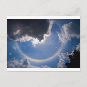 Circular Rainbow Postcard
