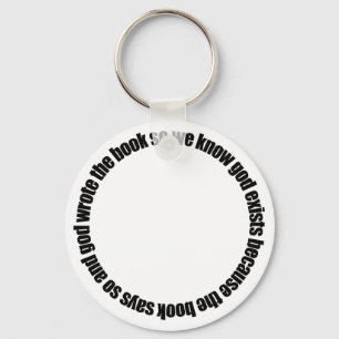 Circular Reasoning Key Ring