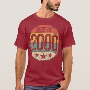 Circular Retro Best of 2000 20th Birthday Gift T-Shirt