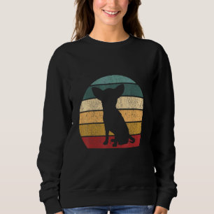 Circular Retro Owner  Parents Apparel Dog Mum  24 Sweatshirt