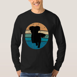 Circular Retro Shih Tzu Owner Parents Apparel Dog T-Shirt