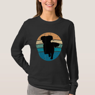 Circular Retro Shih Tzu Owner Parents Apparel Dog  T-Shirt