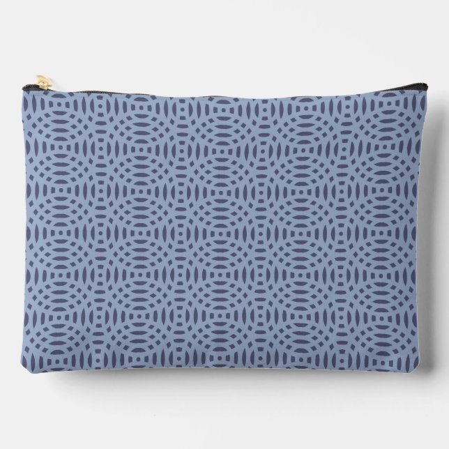 circular shapes seamless pattern accessory pouch (Front)