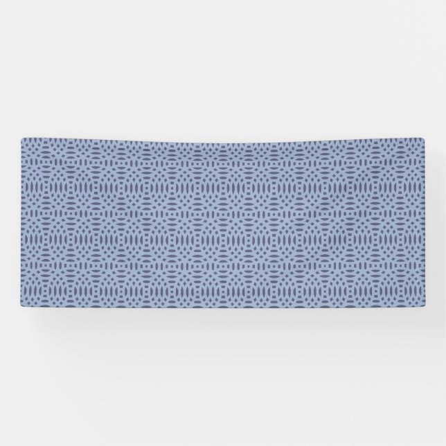 circular shapes seamless pattern banner (Horizontal)