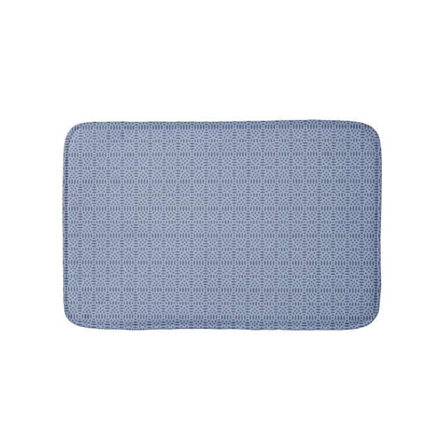 circular shapes seamless pattern bath mat (Front)