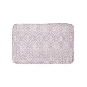 circular shapes seamless pattern bath mat