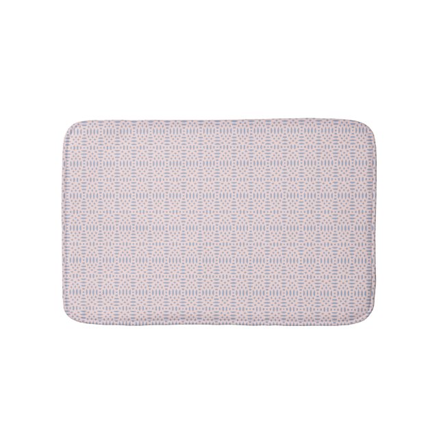 circular shapes seamless pattern bath mat (Front)