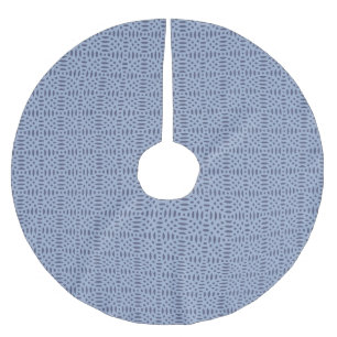 circular shapes seamless pattern brushed polyester tree skirt