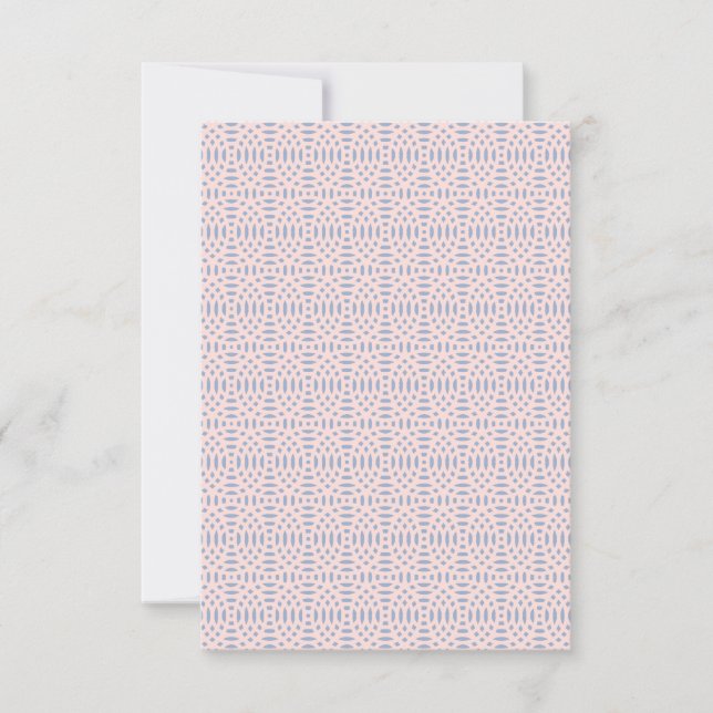 circular shapes seamless pattern invitation (Front)