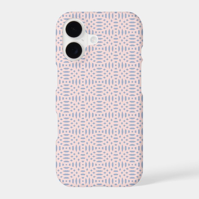 circular shapes seamless pattern iPhone case (Back)