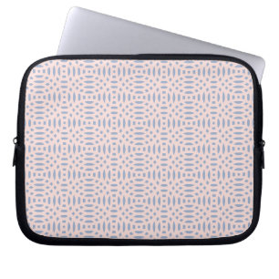 circular shapes seamless pattern laptop sleeve