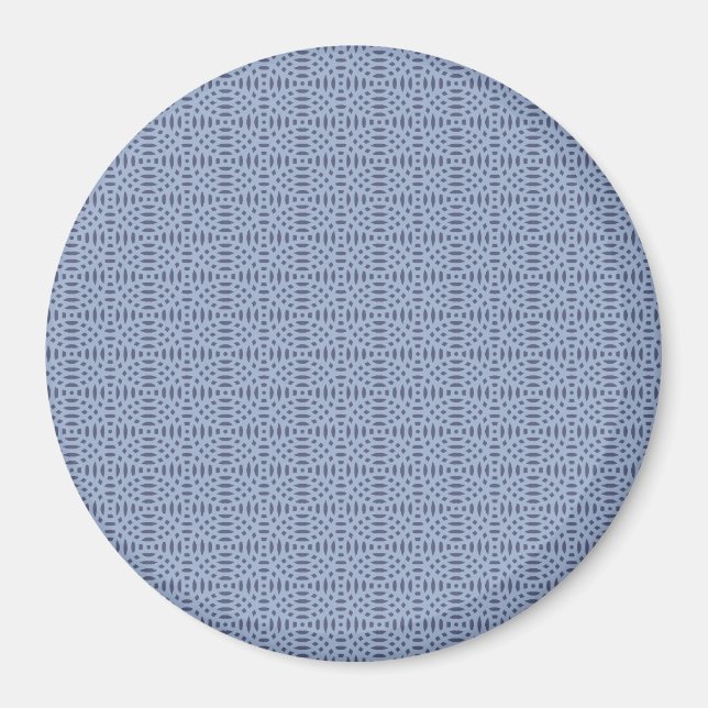 circular shapes seamless pattern magnet (Front)