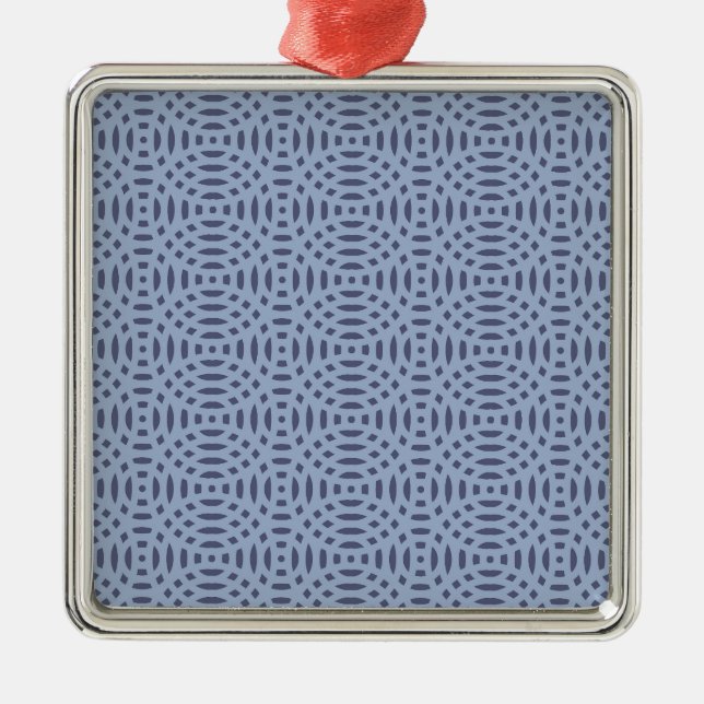 circular shapes seamless pattern metal tree decoration (Front)