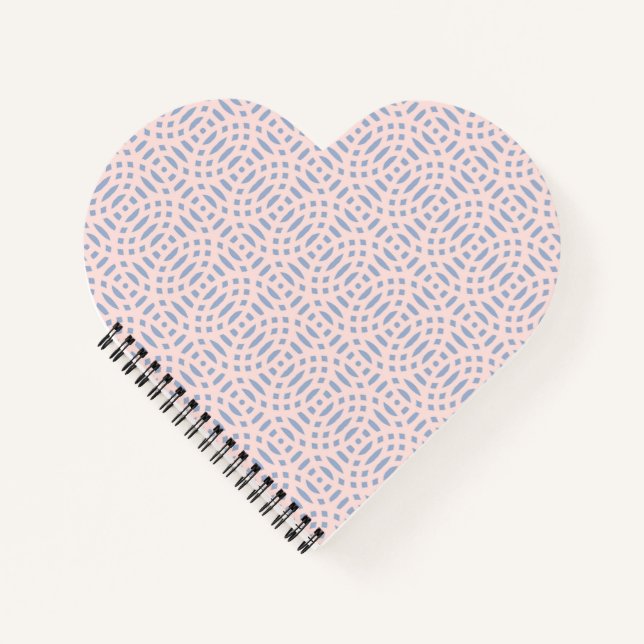 circular shapes seamless pattern notebook (Front)