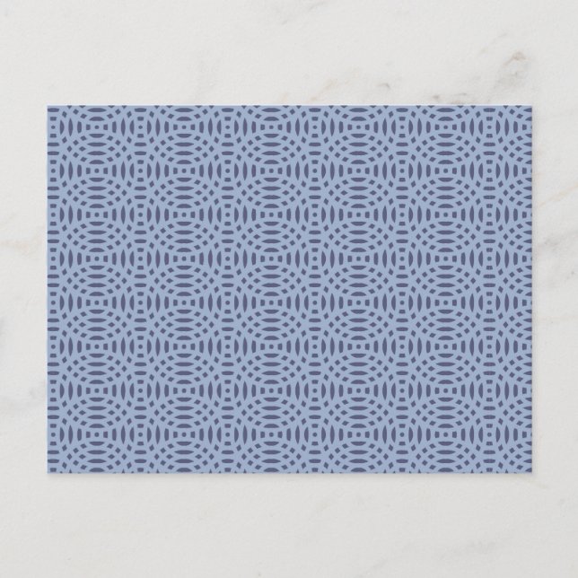 circular shapes seamless pattern postcard (Front)