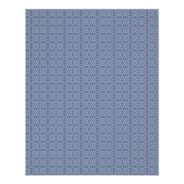 circular shapes seamless pattern poster (Front)