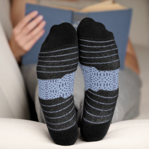 circular shapes seamless pattern socks