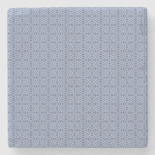 circular shapes seamless pattern stone coaster (Front)
