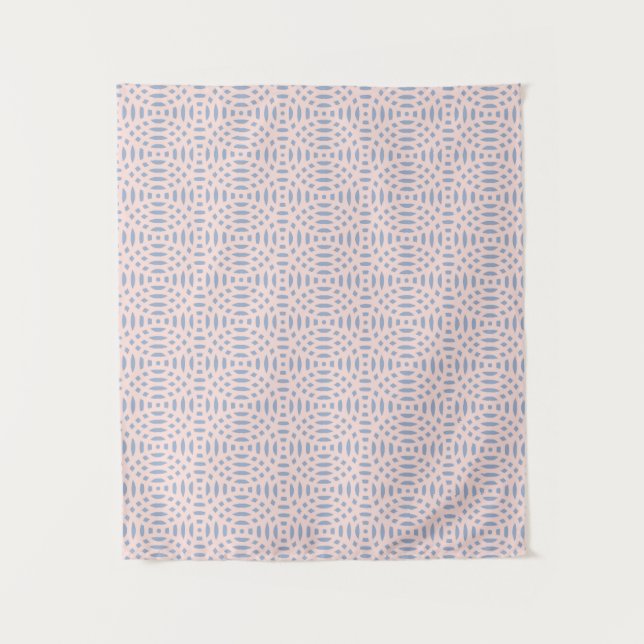 circular shapes seamless pattern tapestry (Front)