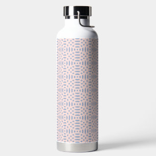 circular shapes seamless pattern water bottle