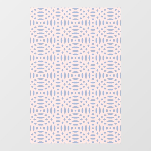 circular shapes seamless pattern window cling (Sheet)