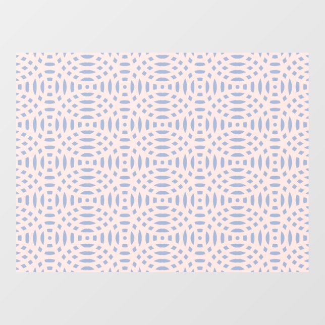 circular shapes seamless pattern window cling (Sheet)