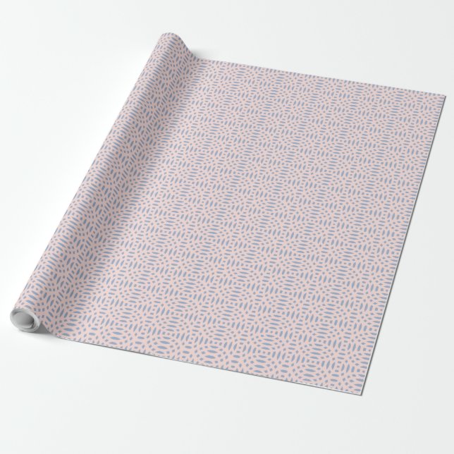 circular shapes seamless pattern wrapping paper (Unrolled)